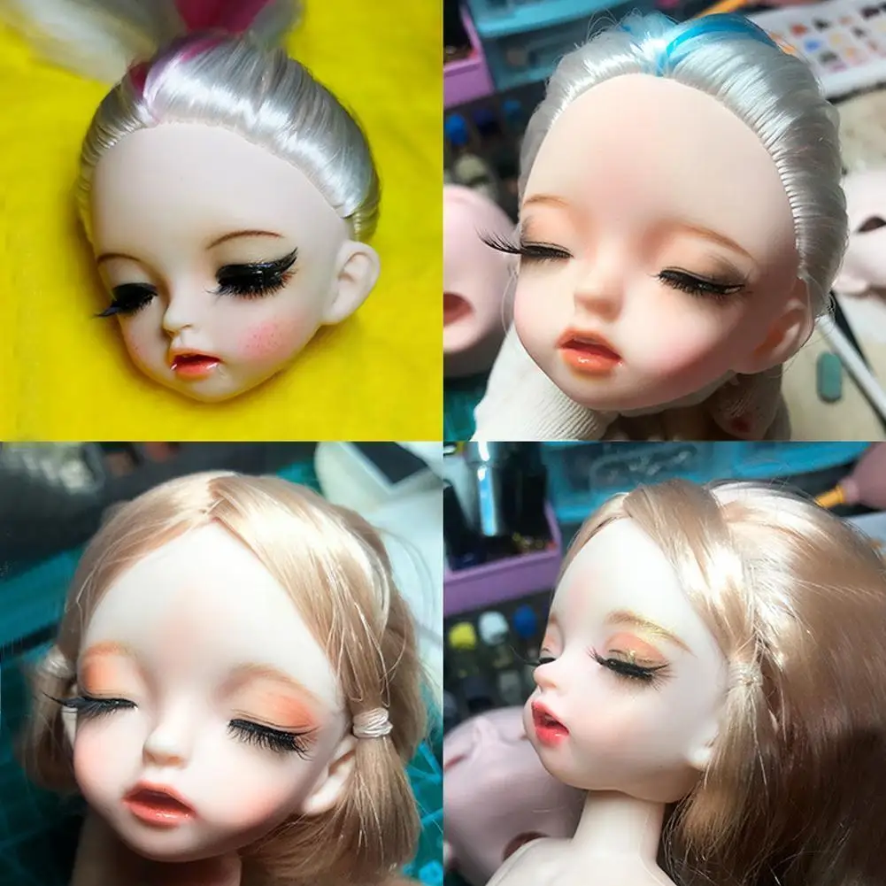 

28 см спящий глаз Bjd детский без макияжа толстая белая кожа закрывающие глаза S макияж для макияжа девочки O3k0