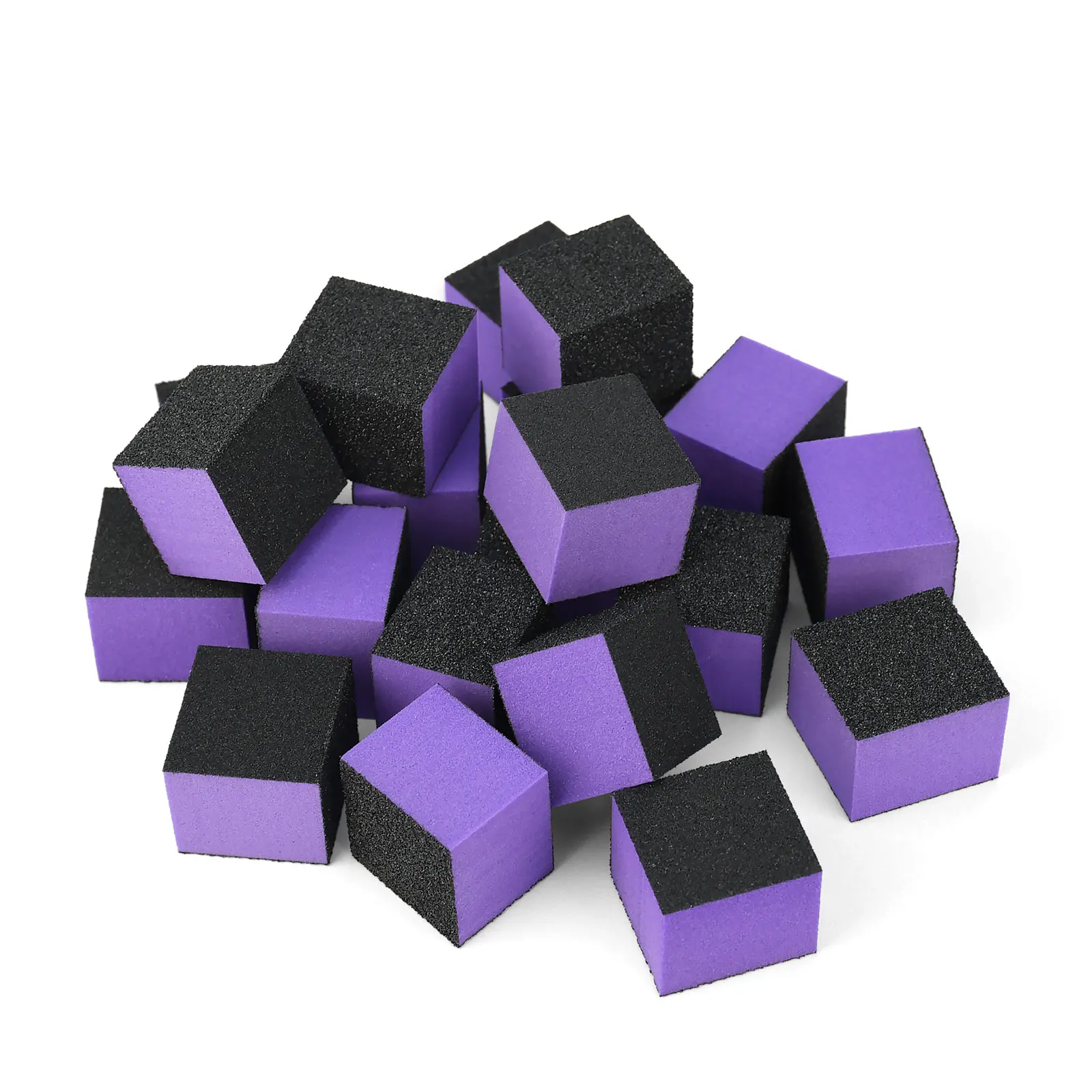 

200 шт. мини-губка для ногтей, пилка для ногтей, буферный блок, полировка, шлифовка, уход за ногтями, искусственные инструменты, трехсторонняя ...