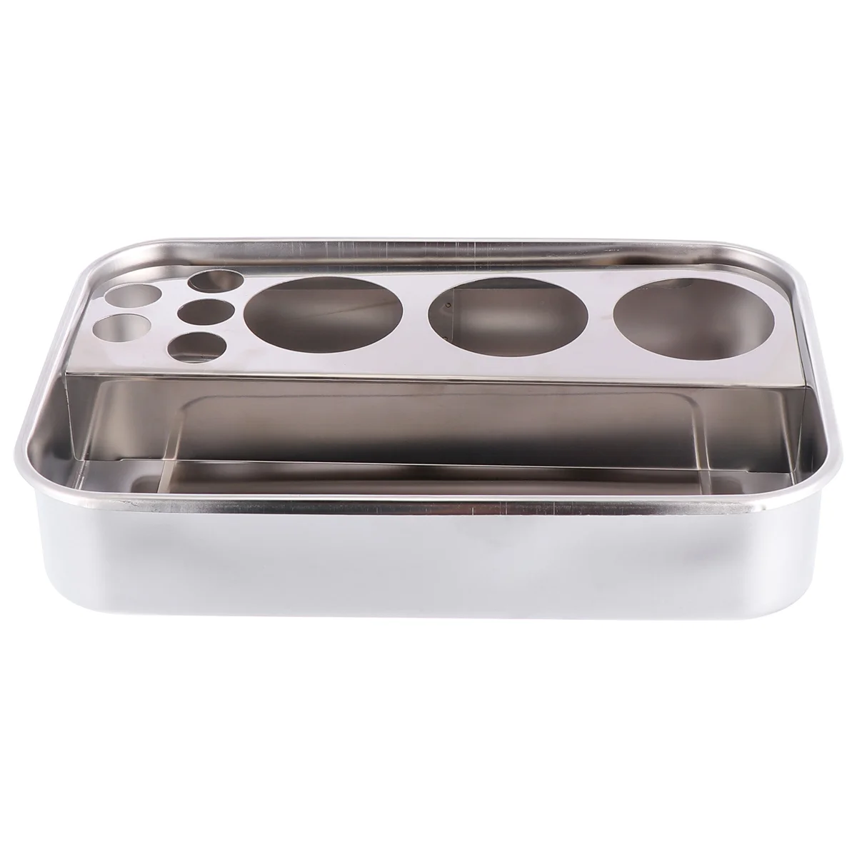 

1 set of Extra-thick Stainless Steel Tray for Injection Metal Tray for (Silver)