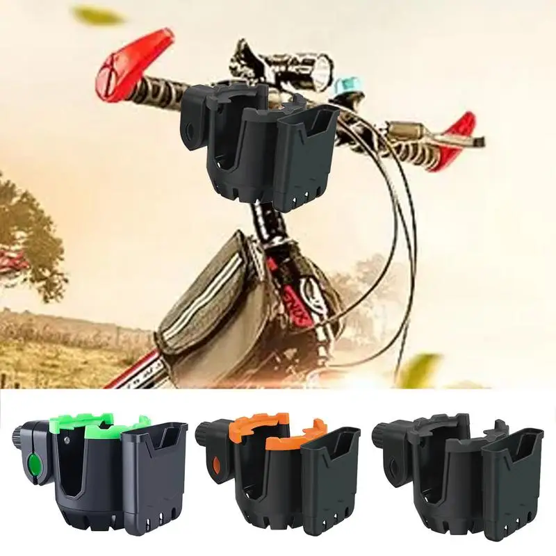 

Cup Phone Holder For Stroller Large Adjustable Drink Holder With Elastic Fastening Strips Cup Organizer For Stroller Bike