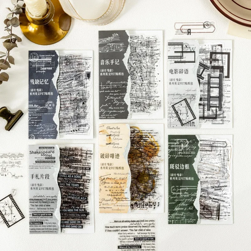 20 шт. декоративные наклейки в стиле Ретро