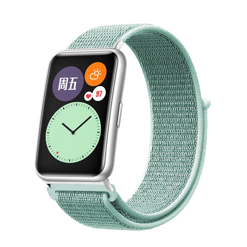 

Nylon Band For Huawei Watch FIT 2 Strap Smartwatch Accessories Loop Wristband Belt bracelet Huawei Watch fit New Strap