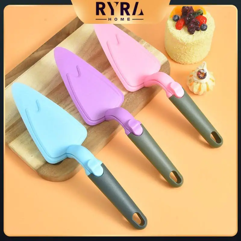 

Patchwork Color Separable Triangular Shovel Food Grade Materials Pizza Knife Pushable Cake Shovel Baking Tools Easy To Clean