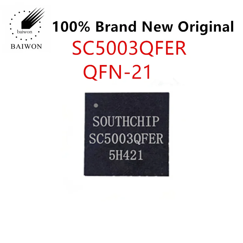 

100% Оригинальные интегральные микросхемы SC5003QFER SC5003QFER FCQFN21 бесконечный передатчик мощности, аналоговый чип IC