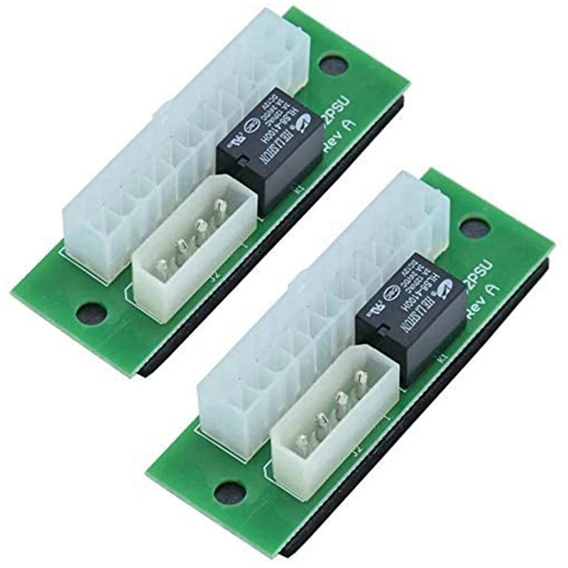 

2-Pack MintCell Multiple Power Supply Adapter Switch Relay for Dual Triple ADD PSU ETH Ethereum Mining Rig
