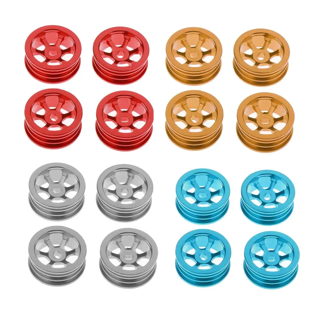

Pack of 4 RC Car Wheel Hubs 1/28 Scale Replacement for Wltoys K979 K989 Upgrade Parts