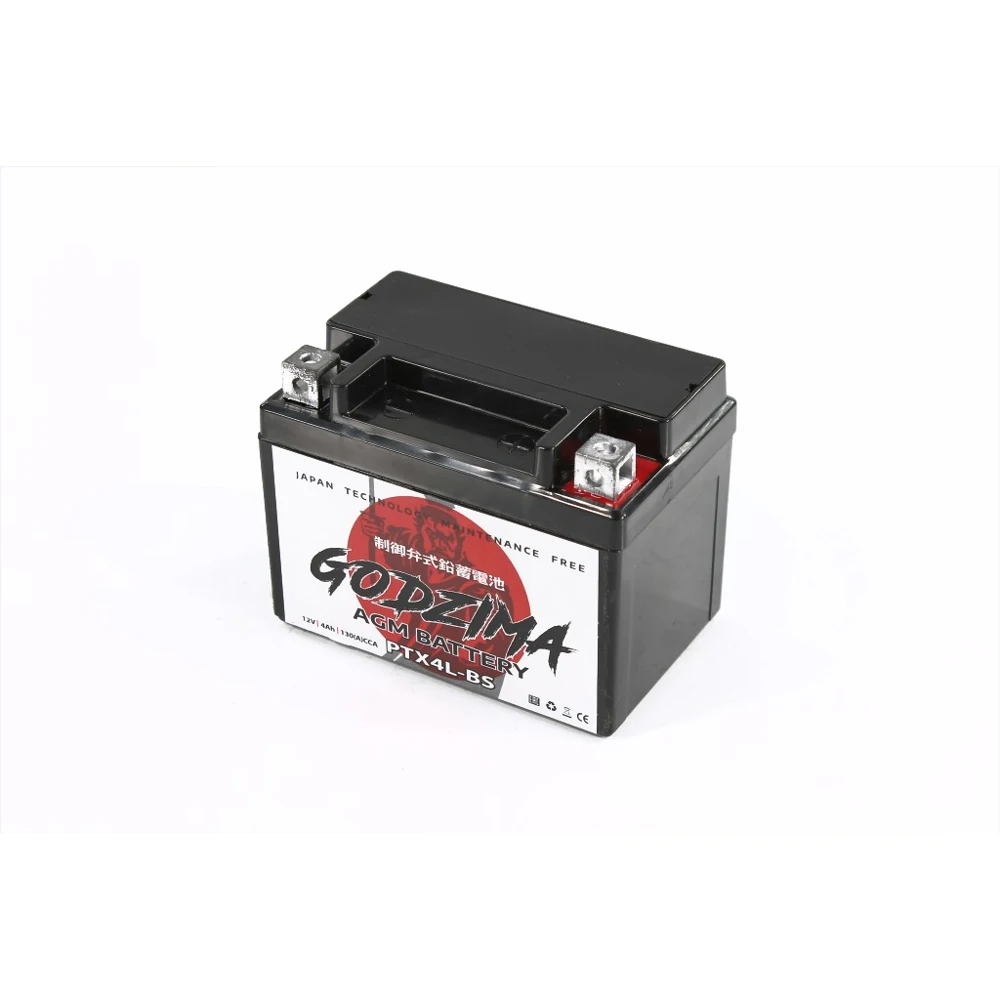 Vela ve1204 Moto battery starter for motorcycle ATV scooter AGM 12V 4 A/H (ytx4l-bs) | Batteries & Accessories