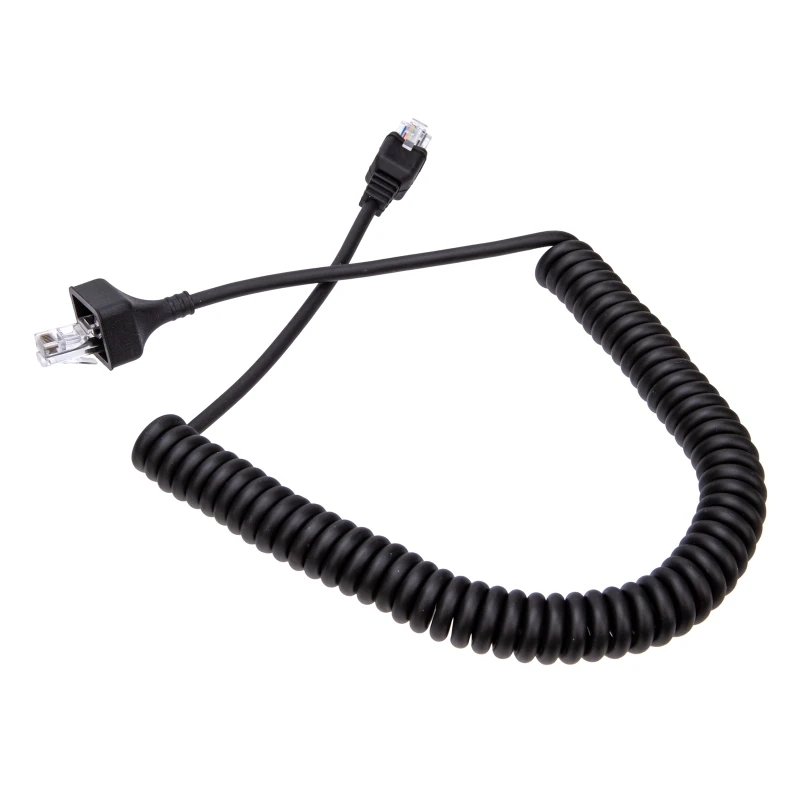 

Extended Heavy Duty Coiled Cord Microphone Cable forKenwood KMC-32 KMC-35