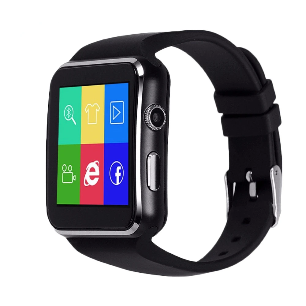 

X6 Bluetooth Smart Watch for Men Women with Camera Sport Bracelet Touch Screen Support SIM TF Card Wristband for Andriod Ios