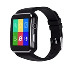 Смарт-часы X6 с Bluetooth для мужчин и женщин, спортивный браслет с камерой, сенсорный экран, поддержка SIM-карты, TF-карты, браслет для Android Ios