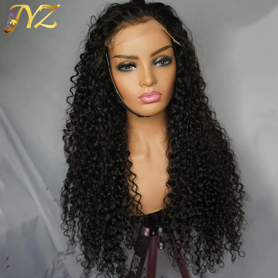 

Deep Wave Lace Frontal Wig HD Curly Human Hair Wigs For Black Women 30 Inch Water Wave Full 13x4 Lace Frontal Wig Natural JYZ