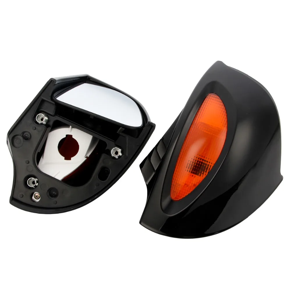 Боковое зеркало заднего вида с указателем поворота для мотоцикла