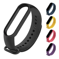 black blue pink yellow red purple strap for xiaomi mi band 5 smart watch wrist m5 bracelet for xiaomi miband 5 miband strap