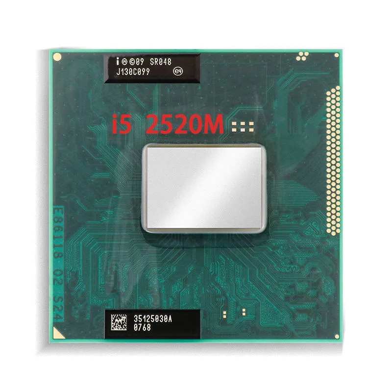 

Процессор Intel Core Φ i5 2520M SR048 2,5 ГГц двухъядерный четырехпоточный ЦПУ 3M 35W Socket G2 / rPGA988B