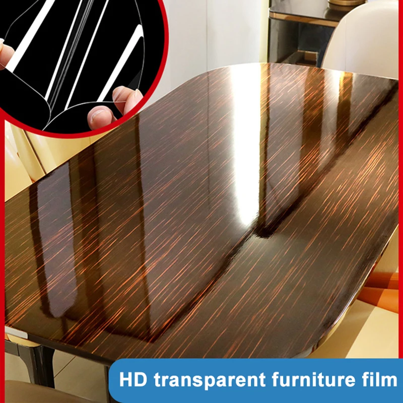 

Transparent Self Adhesive Furniture Film HD Desktop Protective Film Desktop Furniture Film Desktop Heat Resistant Sticker 2022