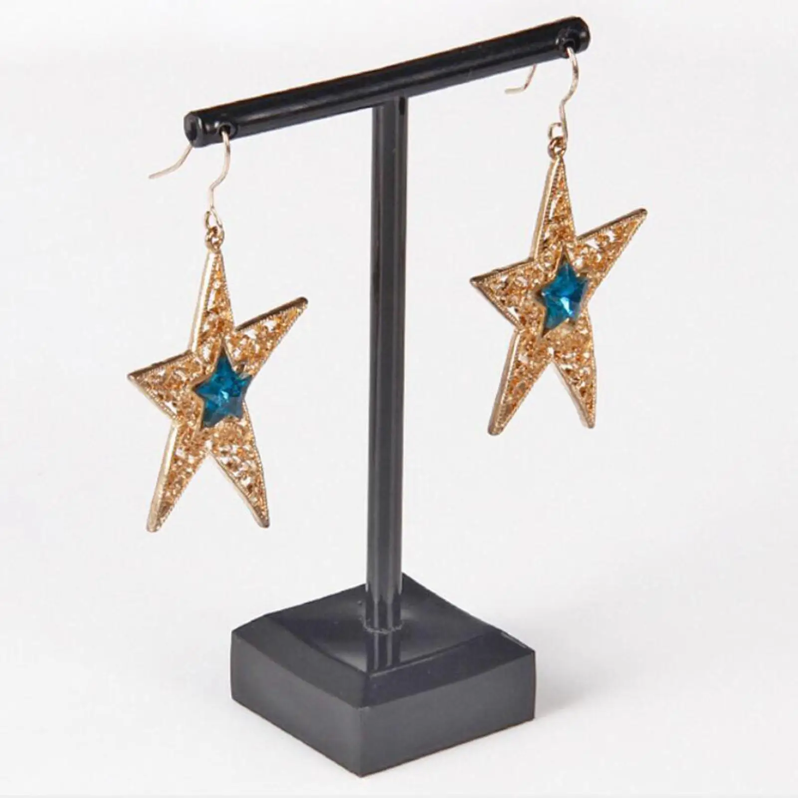 

T-bar Clear Acrylic Jewelry Tree Stand Organizer Earring T Stand Earring Retail Display Stand for Earrings