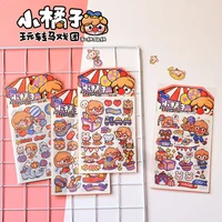 cute cartoon and paper hand account sticker pack net red girl heart diy hand account decoration stickers