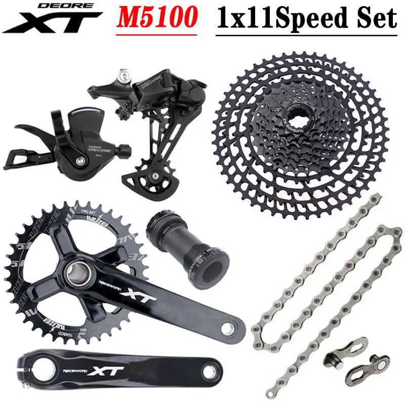 Deore M5100 MTB велосипедные Переключатели Переключатель передач 1x1 1 скоростной