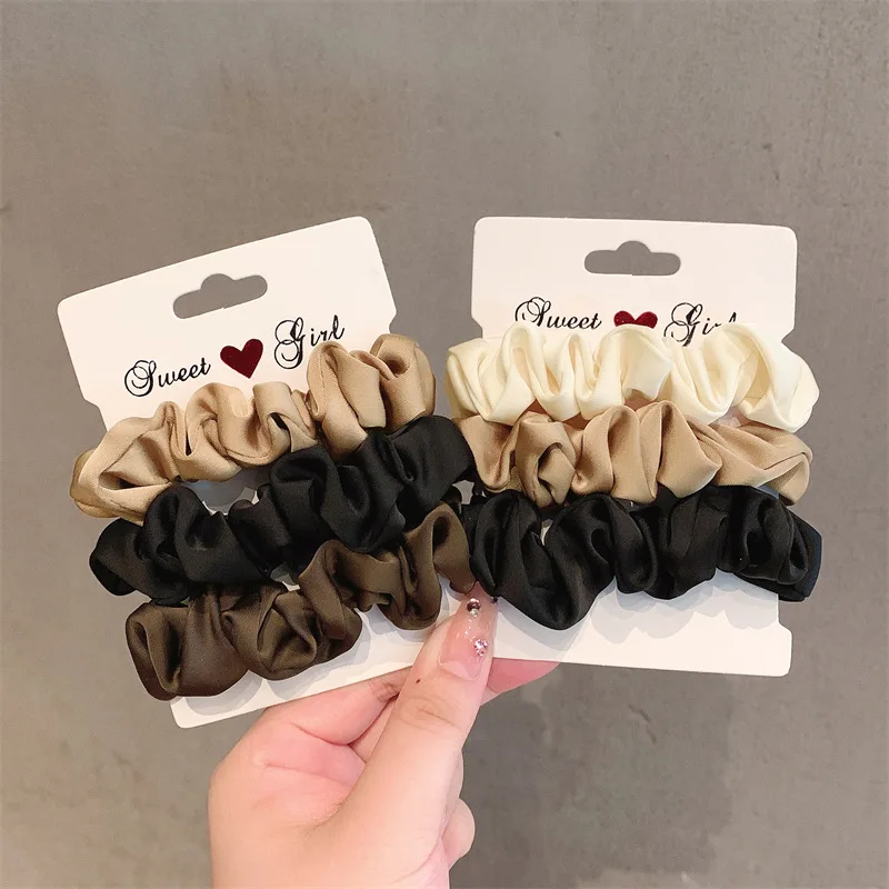 

Muweordy Women Scrunchies Satin Hair Tie Girl Ponytail Holders Rubber Band Elastic Hairband Hair Accessories Scrunchies for Hair