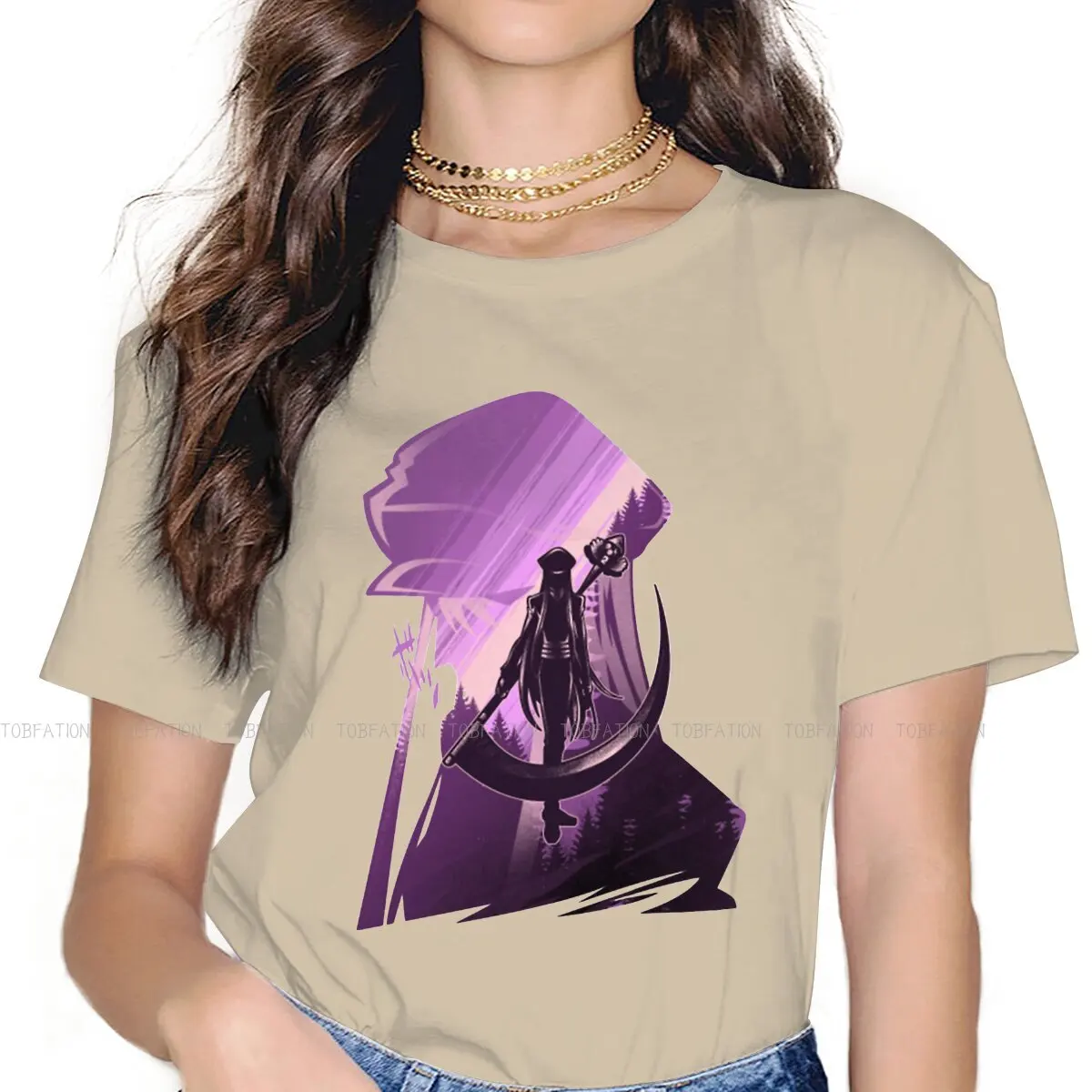 

Kaito Pop Style TShirt for Girl Hunter X Hunter Yoshihiro Togashi Top Quality New Design Gift Idea T Shirt Stuff