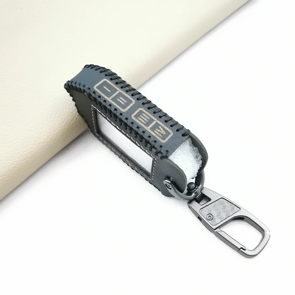 

Кожаный чехол для ключа 2022 дюйма, чехол для пульта дистанционного управления с ЖК-дисплеем для Scher-Khan Mobicar A B 1 2 3 M10 M20, двухсторонняя Автомобил...