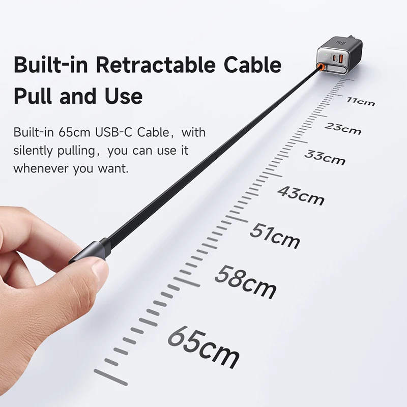 Luxmoc Высококачественное зарядное устройство GaN 67 Вт PD Fast Charge Зарядное для