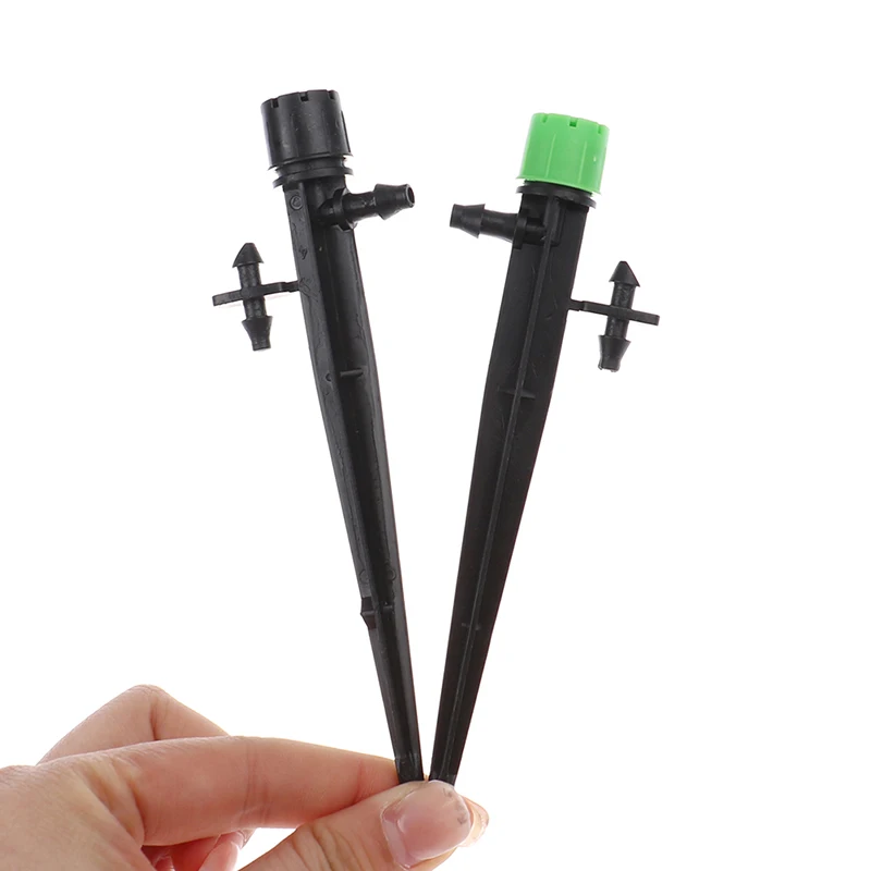 

5PCS Ground Plug Adjustable Micro Bubbler Drip Irrigation Adjustable Emitters Stake Mixed 3 Types Water Dripper Farmland Use