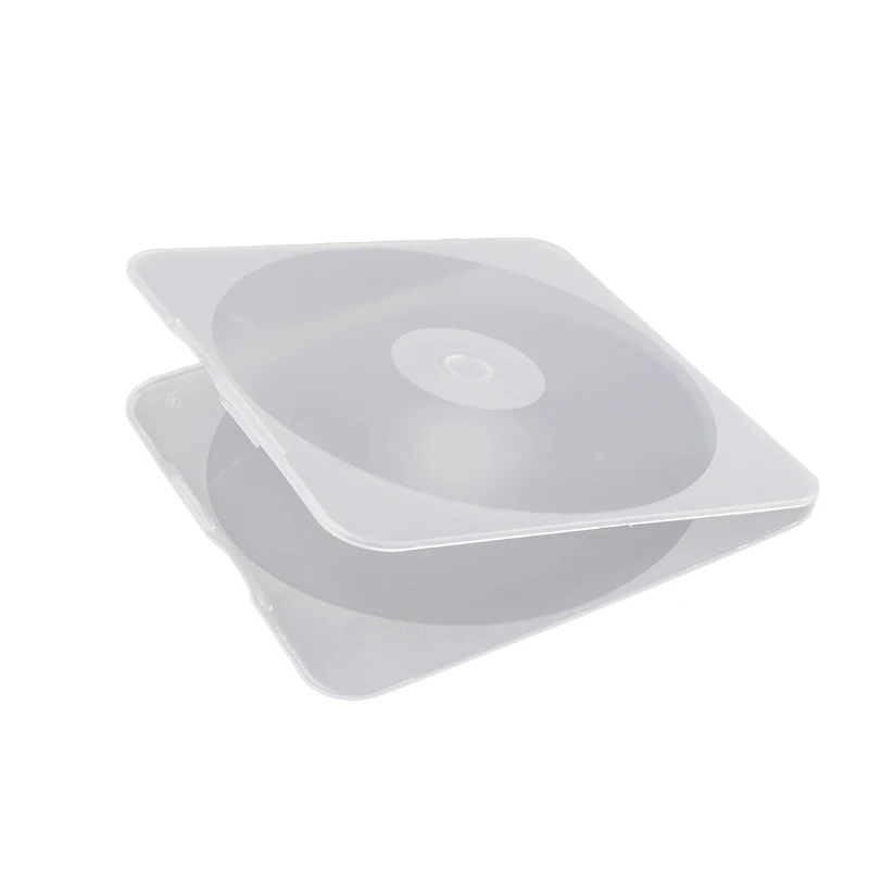 CD Case DVD Box Plastic Clear Cover Record Sleeves Portable DVD Protecter Cover Anti-Static Games Disk Case CD Storage Box