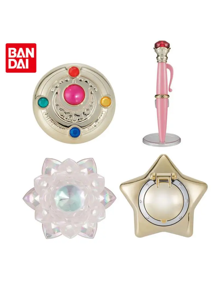 

Игрушка-трансформер Gashapon Сейлор Мун, аниме фигурки героев мультфильма «звездное небо», Музыкальная шкатулка с серебряным кристаллом