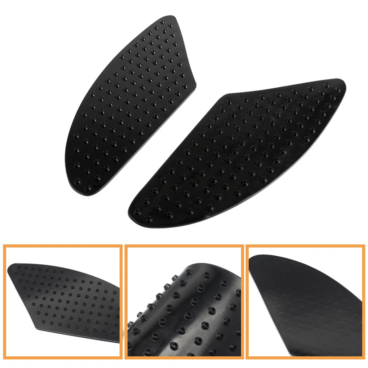 

1 Pair Fuel Tank Pads Anti-skid Oil Tank Stickers Motorcycle Heat Insulation Pad