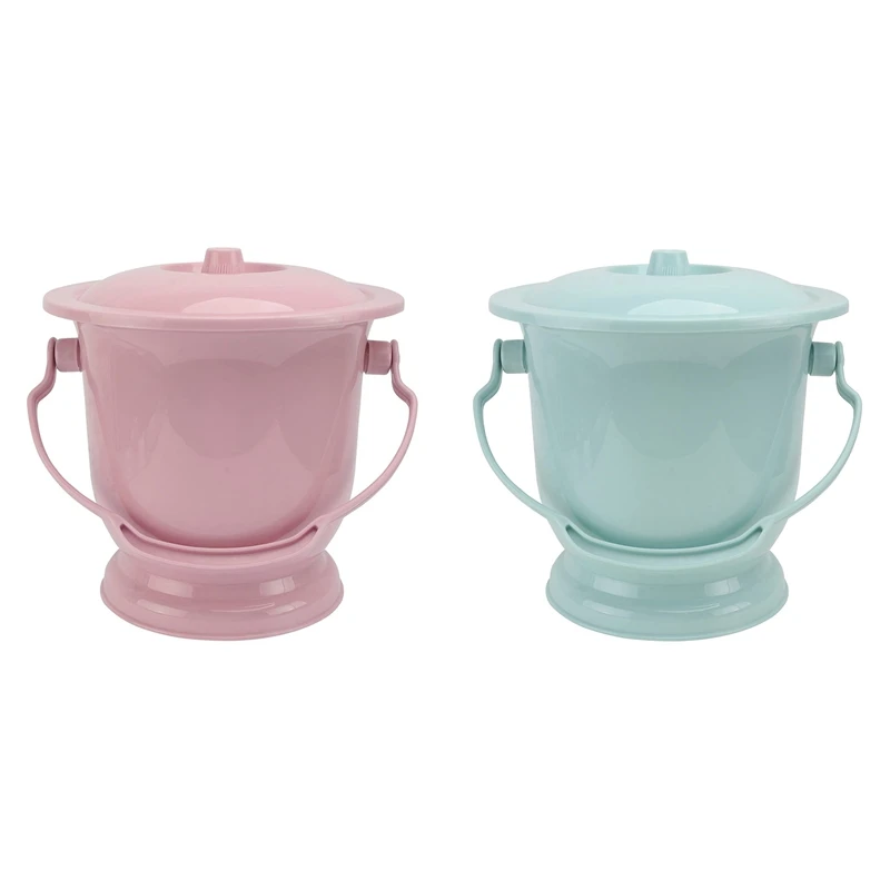 

JFBL Hot Chamber Pot Urine Bucket With Lids Bedroom Urinal Chamber Pots Portable Toilets For Elderly Women Men Patient