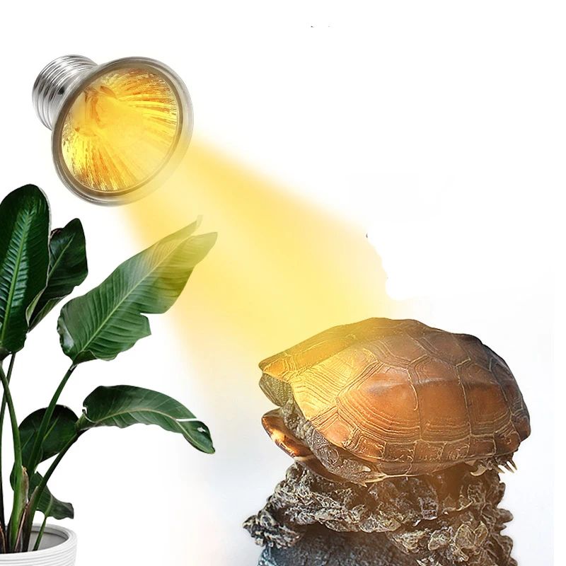 

10pcs/pack 25/50/75W UVA Heat Lamp Pet Reptile Heating Lamp Turtle Lizard Reptile Heater Bulb Emitter Pets Basking Bird Snake