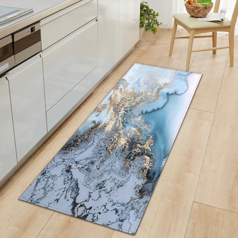 Marble Kitchen Mat Entrance Doormat Bathroom Cushion Bedroom Carpet Mat Rug Rugs Outdoor Decoration Living Room Rug Home Decor