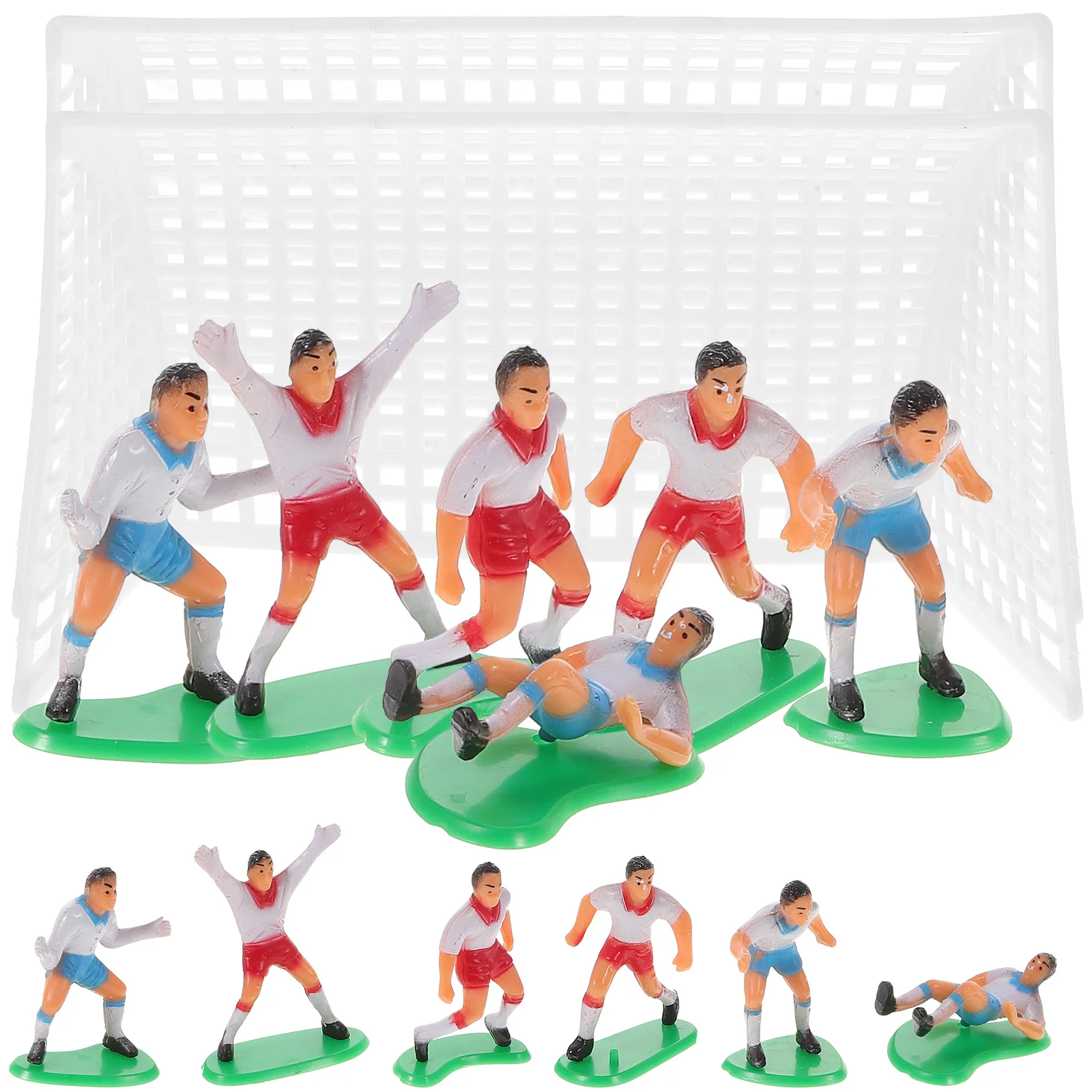 

16 Pcs Action Figure Toys Soccer Birthday Infant Bath Toys Sports Party Decor Toy Baby Sports Team Figuirne