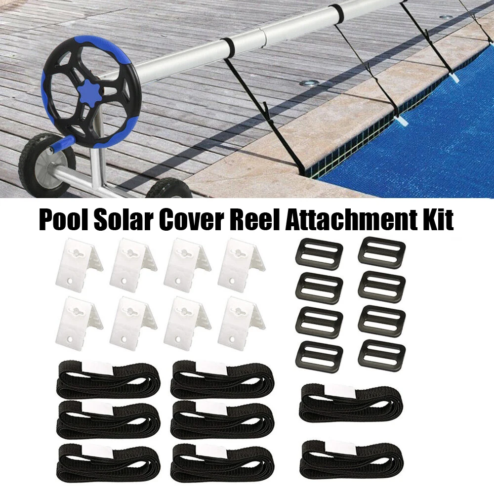 

8 комплектов для бассейна, комплект для крепления катушки на солнечной батарее, ремешок для катушки на солнечной батарее, набор ремней для универсального наземного бассейна