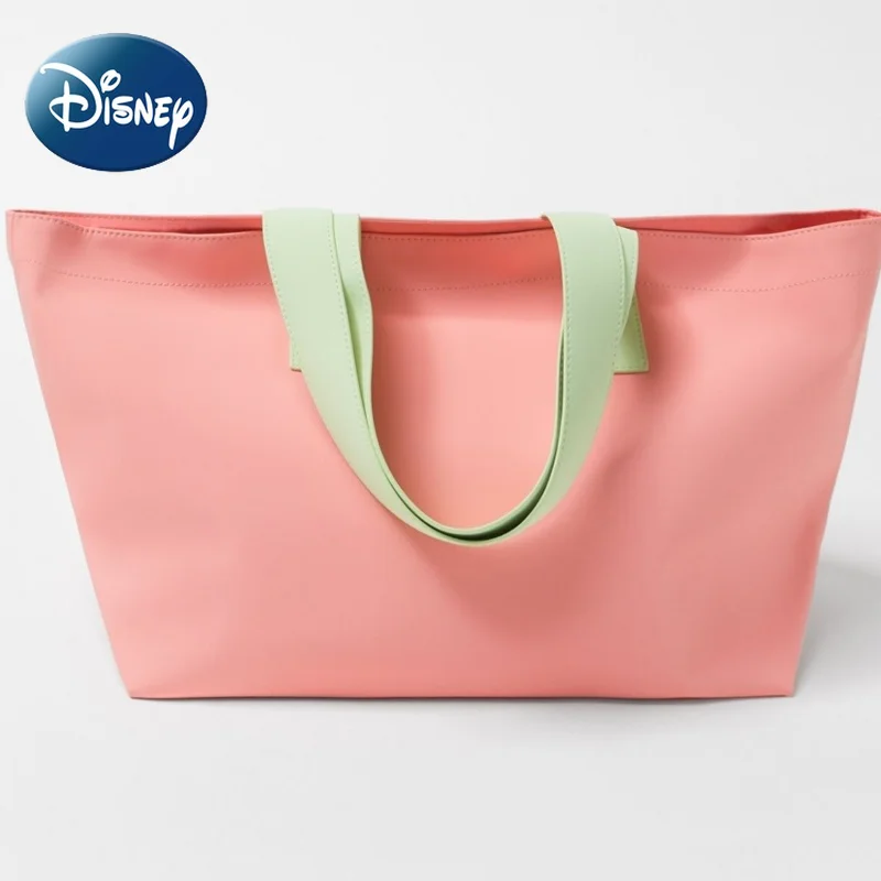 Disney Tote for Women Girl Mickey Mouse Cute Large Capacity Shoulder Bag Shopping Bag High Quality Waterproof Free Shipping