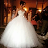 angelsbridep sweetheart wedding dresses robe de mariee sparkly beading tulle formal bridal gowns vestido de noiva plus size