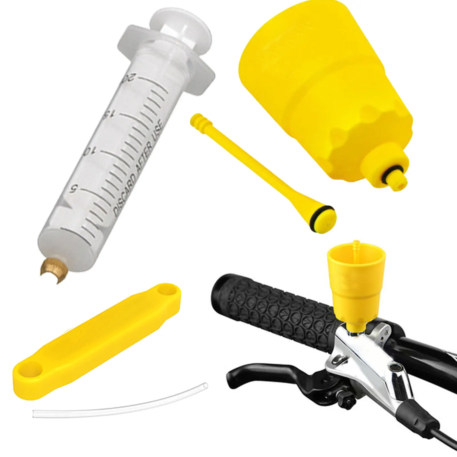 

Bicycle Hydraulic Disc Brake Oil Bleed Kit Tools MT B Road Bike Bleeder Hydraulic Disc Brake Repair Tool Bike Accessories