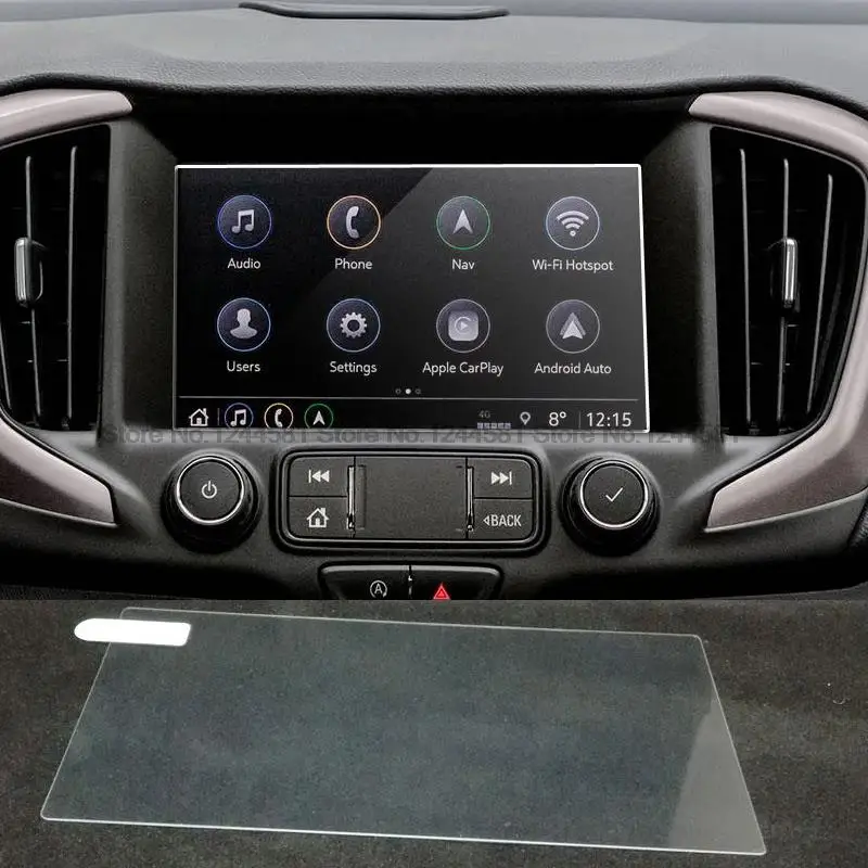 

Защита экрана из закаленного стекла для GMC Land Denali 2023, 8 дюймов, автомобильная система связи, радио, GPS-навигация