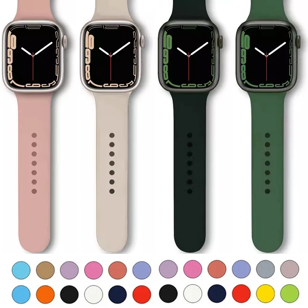 Strap For Apple Watch Band 44mm 40mm 45mm 41mm Ultra 2 49mm 42mm 44 45 mm watchband correa bracelet iwatch series 7 8 9 se 4 5 6