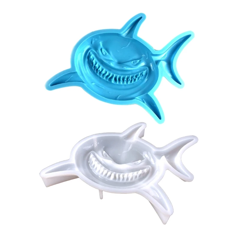 

4XBF Shark Silicone Mold DIY Table Ornament Tools Plaster Crafts Making Supplies
