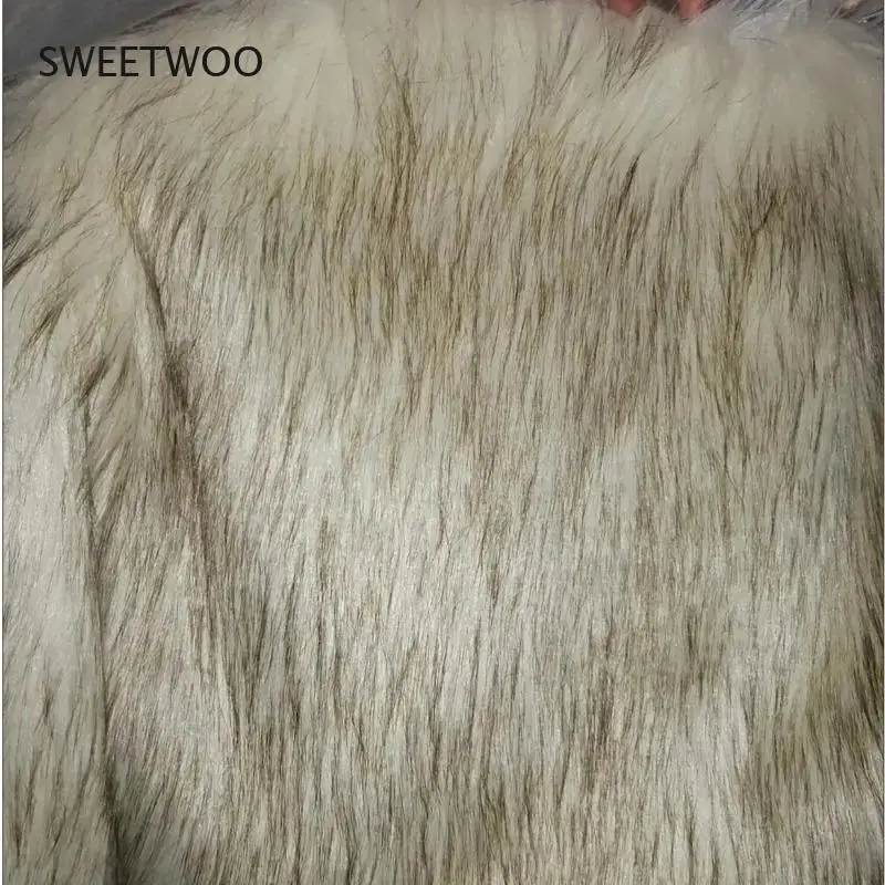 Winter Women's Thickened Warm Furry Coat Eco Faux Fur Top Fabric Coats Vest Bear Jacket Ponchos and Capes Tunic Outerwear 2022