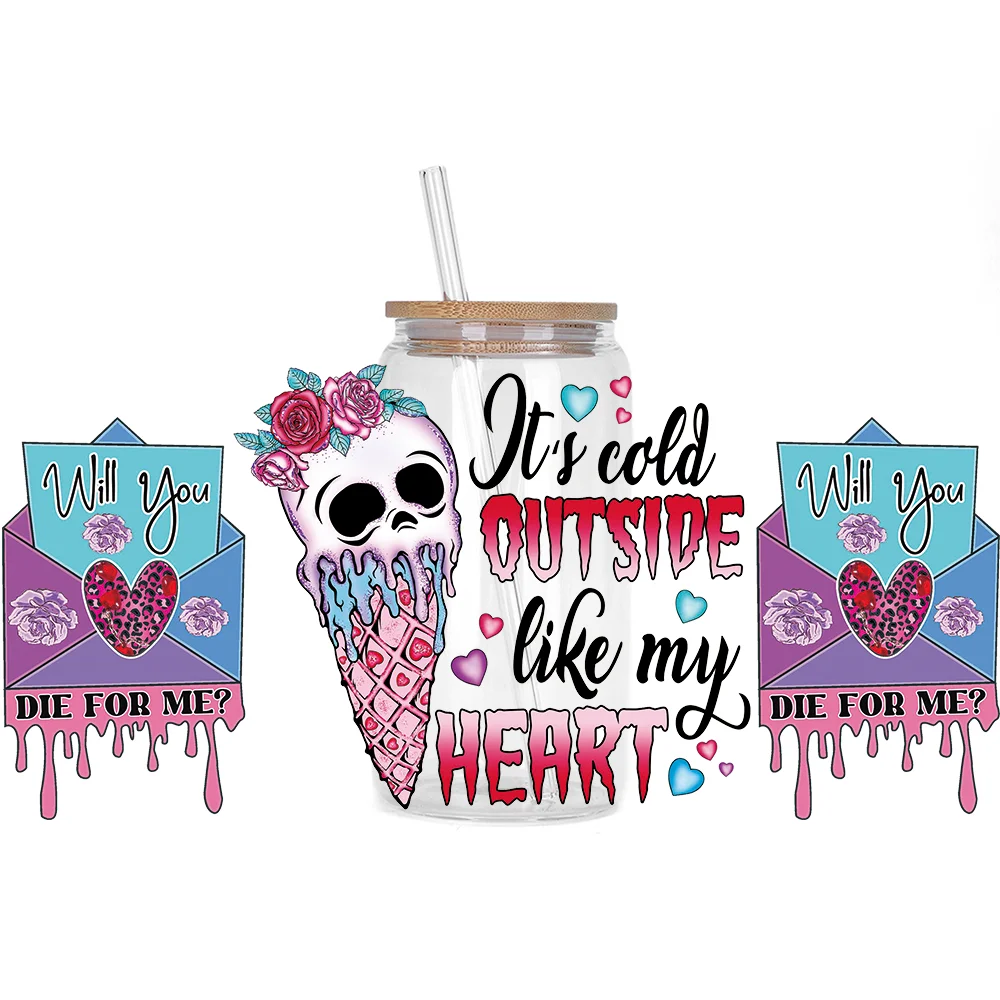 Серия Любовь никогда не умирает легкие водонепроницаемые наклейки сделай сам 3D