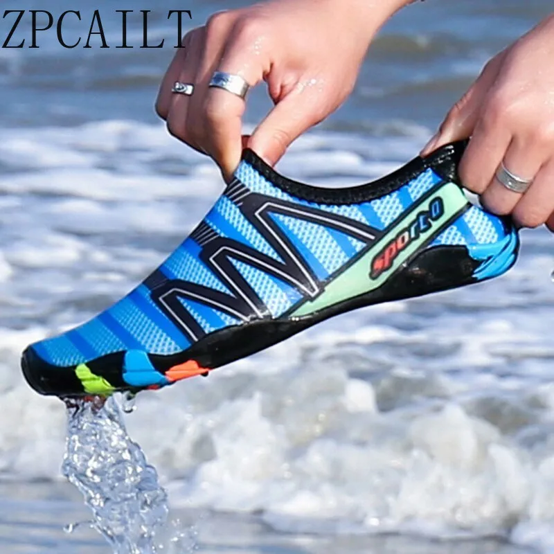 

Популярная стильная уличная пляжная обувь унисекс для серфинга, водных видов спорта, быстросохнущая обувь для пар, для плавания, для мужчин и женщин, Размеры 35-46