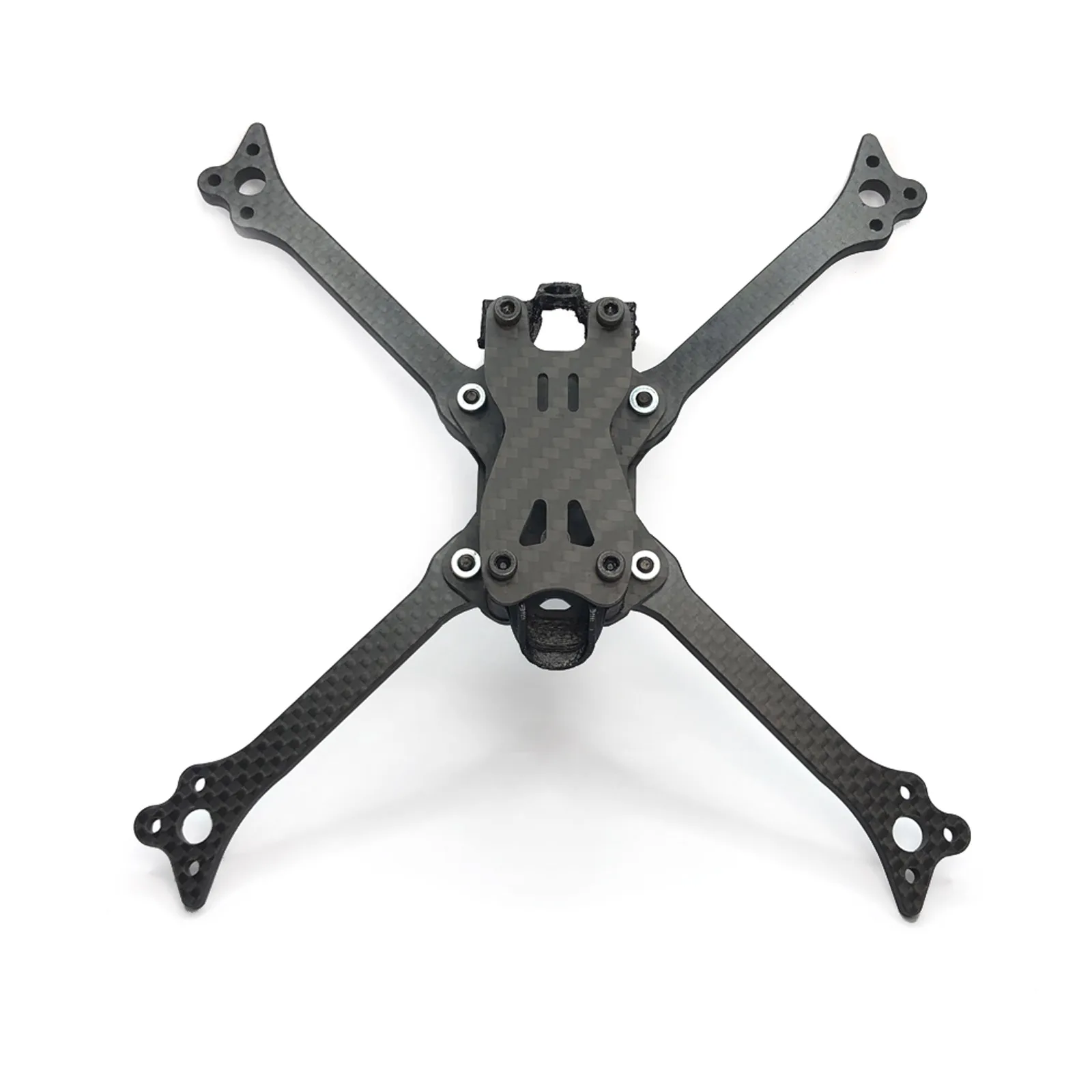 

533 200mm 5inch Carbon Fiber X-type Split Frame Kit with 5mm Arms for five33 FPV RC Quadcopter Drone