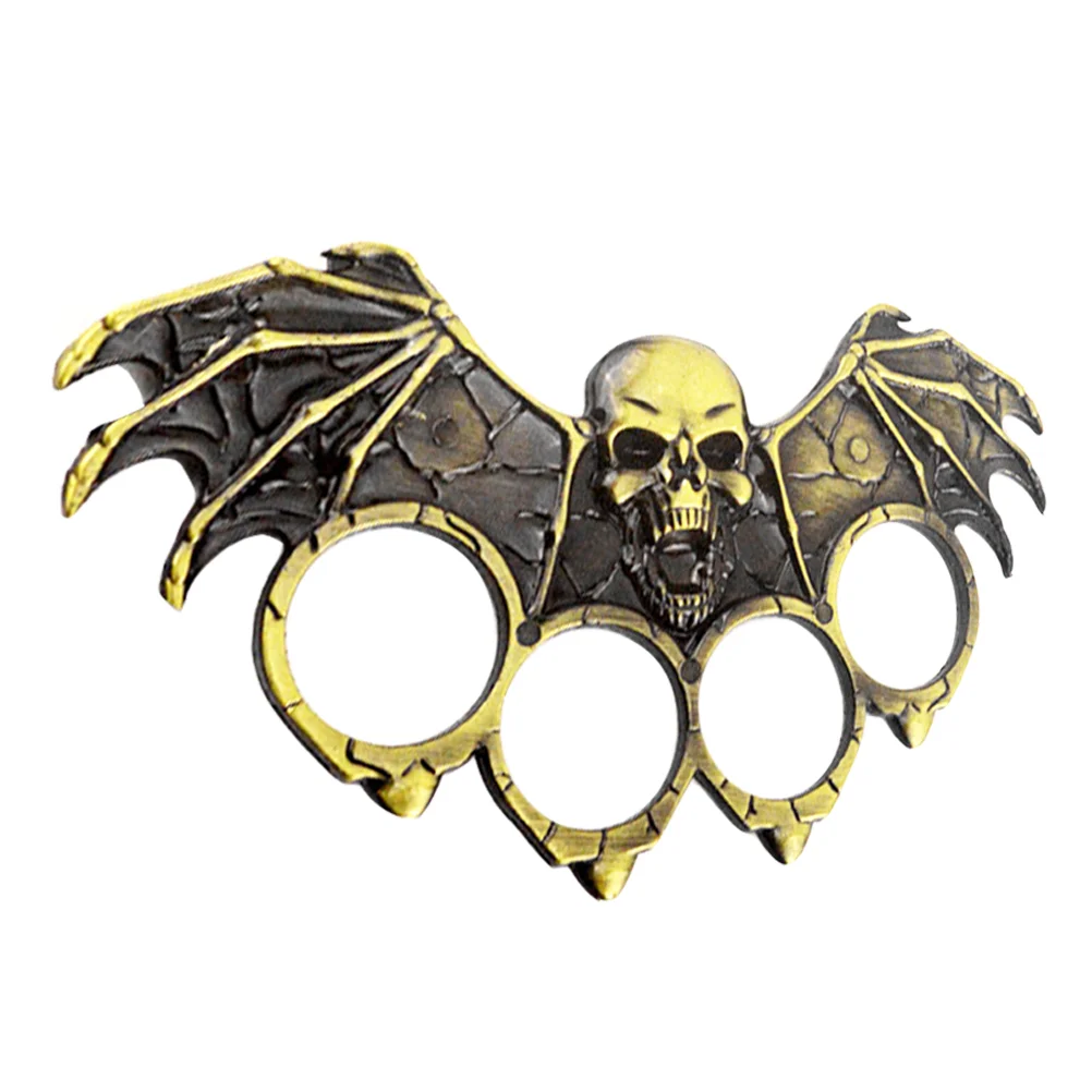 

Ring Finger Zinc Alloy Bat Fashion Male Clasp Hand Fist Personality Female Decor Equipment Defensive Buckle Shaped Hole Stylish