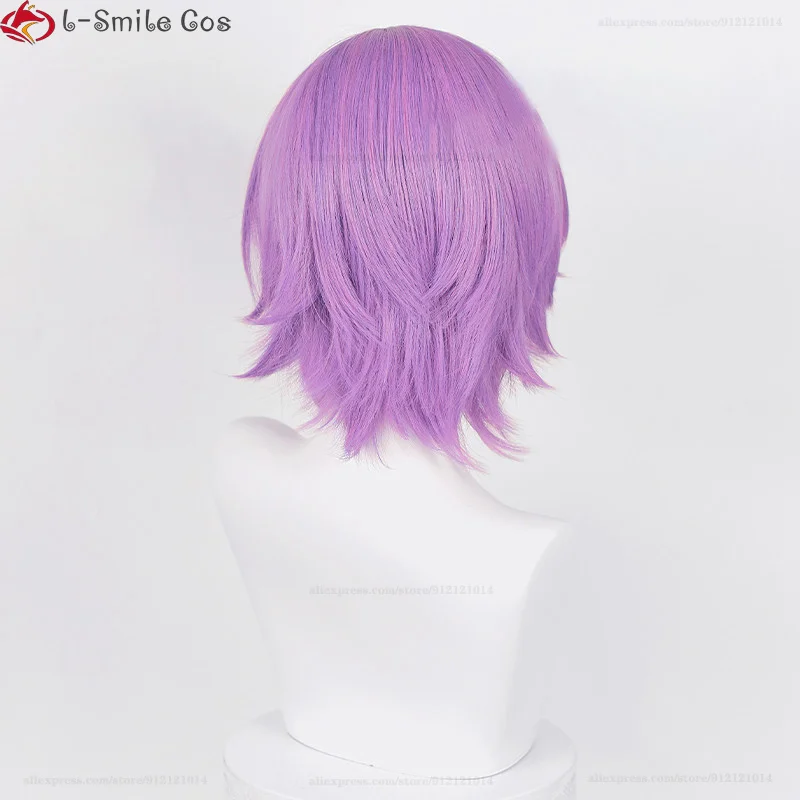Парик для косплея Kamishiro Rui парик с фиолетовыми краями термостойкие волосы из