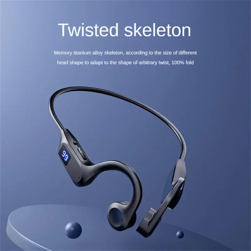 

Bone Conduction Earphones X7 Hifi Ear-hook Wireless Headset With Mic Headphones TF Card MP3 Earbud