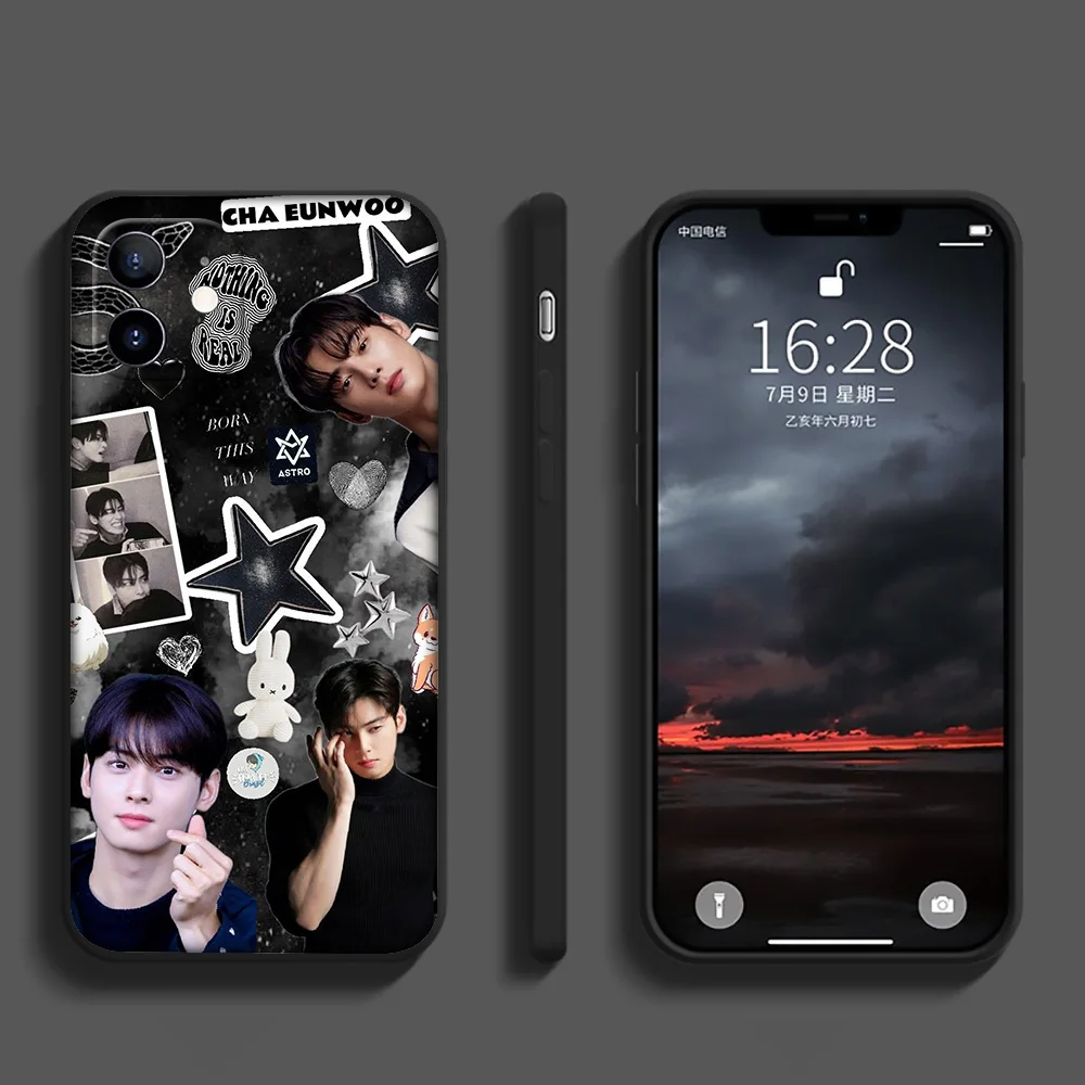 SK48 cha EunWoo Lee Dong min K POP Phone Soft Case for iPhone 12 11 X XS XR Pro Max 6 6s Plus SE