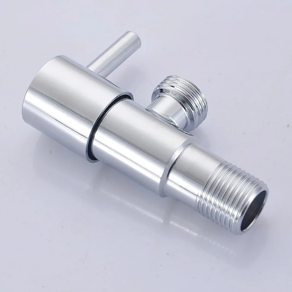 

Plumbing Parts 304 Stainless Steel Faucet Triangle Valve Angle Inlet Water Stop Applicable To Water Heaters, Toilets, Washbasin